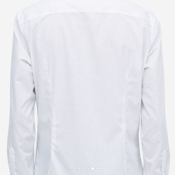 Preowned H&M Slim Fit Dress Up T-shirt Size Large Lightweight Button Up . - Picture 5 of 10